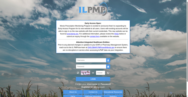 Security scan screenshot of https://www.ilpmp.org