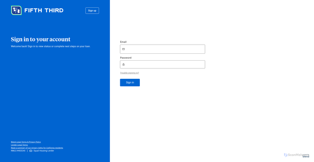 Security scan screenshot of https://www.homelending.53.com/