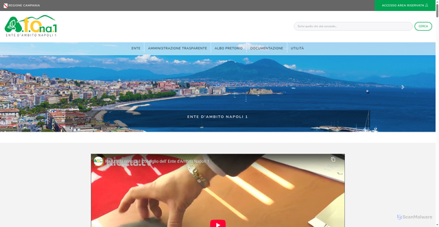 Security scan screenshot of https://www.atonapoli1.it/
