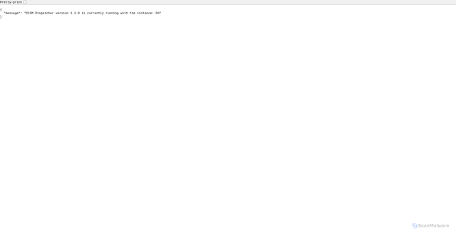 Security scan screenshot of https://dism-getsdk.carolinaherrera.com