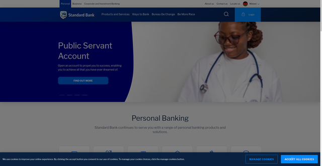 Security scan screenshot of https://www.standardbank.co.mw/malawi/personal