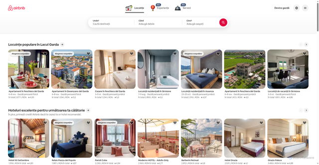 Security scan screenshot of https://airbnb.com.ro