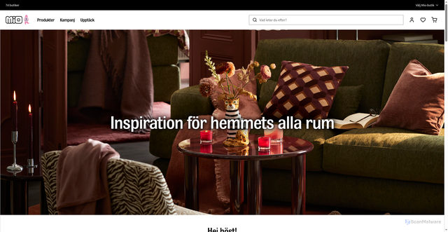 Security scan screenshot of https://www.mio.se/inspiration?utm_source=miomedlem_nb_SL_sovrum&utm_medium=email&utm_campaign=20260929_seasonsale&eclub=hJlSA62j12mXOSRKaL7UQ7Cd6769wx%2FZq9sWnjoK7Kc%3D4zi9frnaLftbi%2B1Pw8miFDSCUhq3az2hChQ7YObH4xlt8dKVnCkpElnRq%2BGsb1dzrKVbSLoMXwH6iapF%2FQtcja3Qq3yvCJQqfNVg2xJVIhBln6NhOhAH2cofl4flYwbAcSHtPfCzOYOFDMYqiiHbZ7Ueq6dstzrdLDdGyjU6R%2BqRdQO2brs0ojvkOKz%2BCgnqkABkIGojjyTJI3YmyEgySw%3D%3D