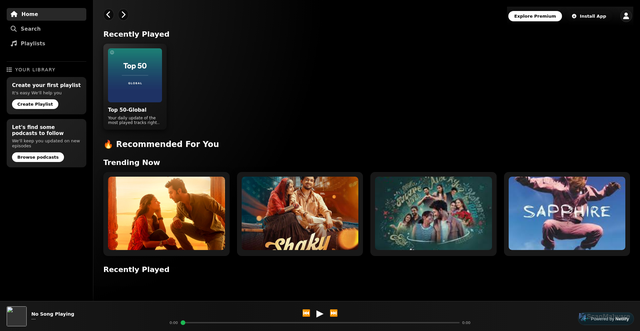Security scan screenshot of http://aimusicrecomendation.netlify.app/