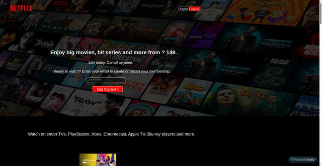 Security scan screenshot of https://khan-netfli.netlify.app/