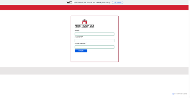 Security scan screenshot of https://unoservicesystem.wixsite.com/website