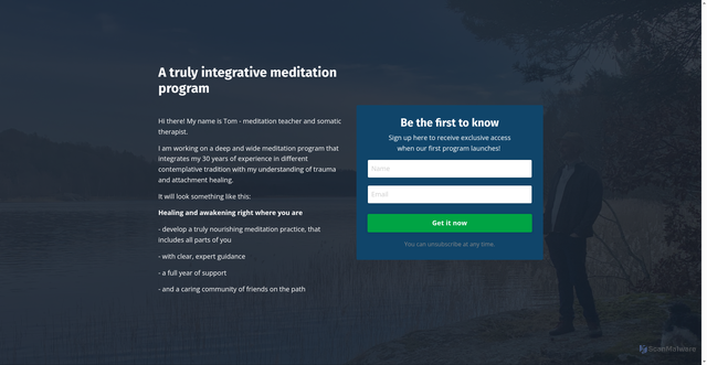 Security scan screenshot of https://meditationforhumans.nu