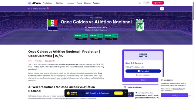 Security scan screenshot of https://www.apwin.com/predictions/once-caldas-vs-atletico-nacional-prediction-copa-colombia-10-10-2025/