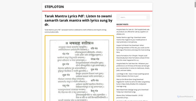 Security scan screenshot of https://sliderisu.pages.dev/posts/tarak-mantra-lyrics-pdf