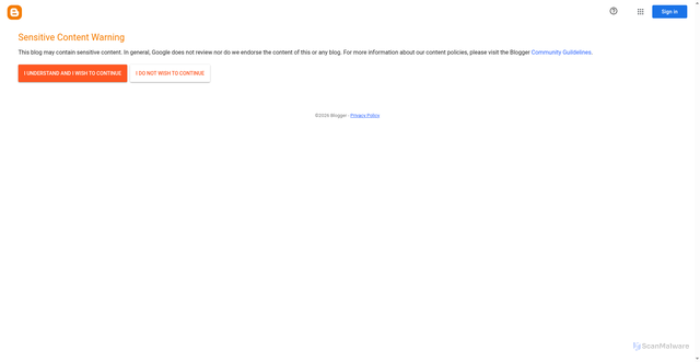 Security scan screenshot of https://kulinelezaatt.blogspot.com