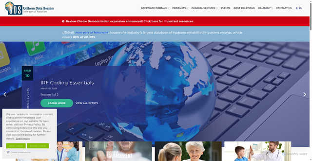 Security scan screenshot of https://udsmr.org