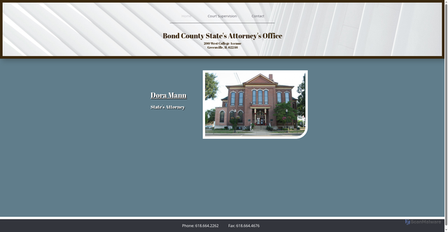 Security scan screenshot of https://bondcountysa.gov/