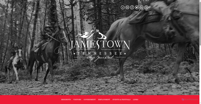 Security scan screenshot of https://jamestowntn.gov/