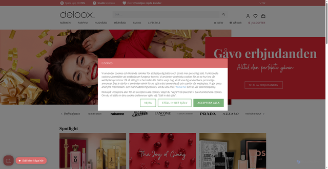Security scan screenshot of https://www.deloox.se/