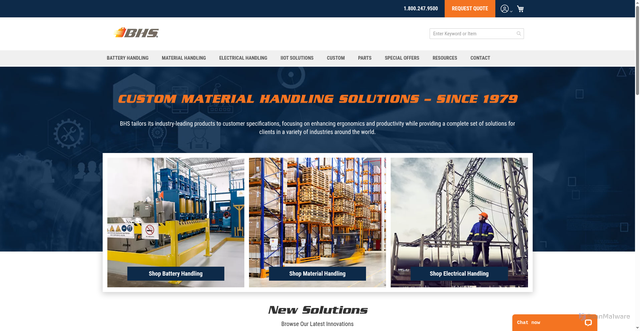 Security scan screenshot of https://na.bhs1.com