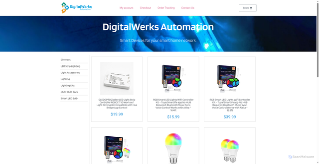 Security scan screenshot of https://digitalwerksautomation.com