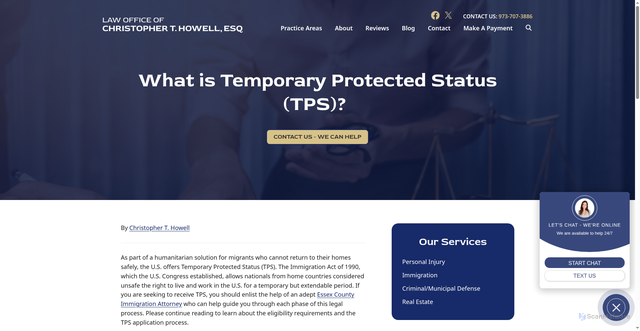Security scan screenshot of https://www.lawhm.com/what-is-temporary-protected-status-tps/