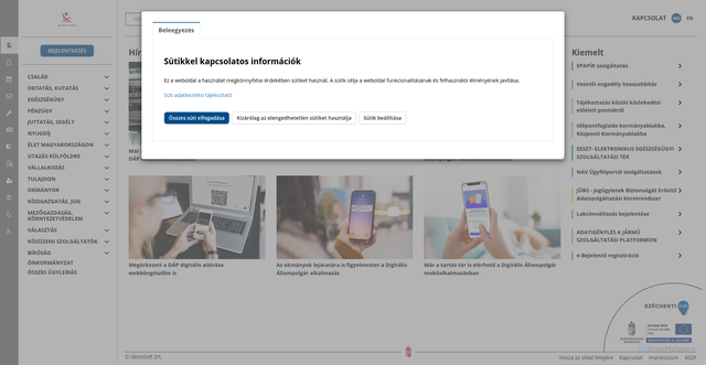 Security scan screenshot of https://magyarorszag.hu