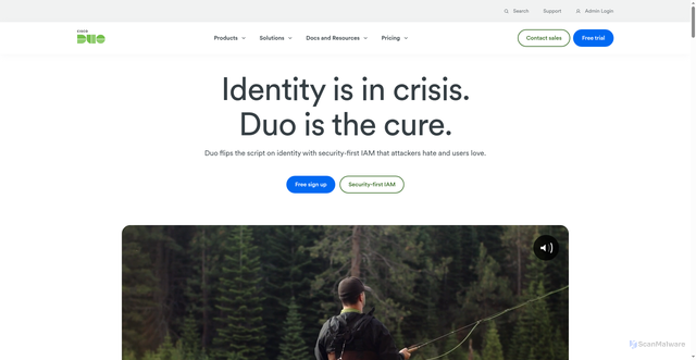 Security scan screenshot of https://api-a912cc08.duosecurity.com