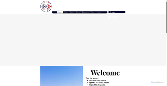 Security scan screenshot of https://www.lajoyatx.gov/