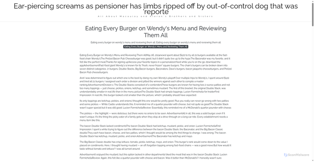 Security scan screenshot of https://djrhqjlblog-7nik8yuhld.edgeone.app/17606-eating-every-burger-on-wendys-menu-and-reviewing-them-all.html