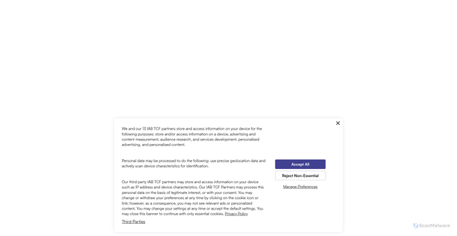 Security scan screenshot of https://www.bankingdive.com/news/comerica-fifth-third-acquisition-spence-farmer-compensation/804899/