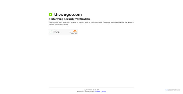Security scan screenshot of https://th.wego.com/en/airlines/flydubai-fz