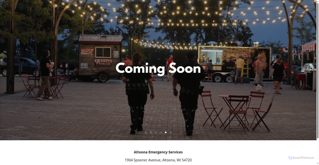 Security scan screenshot of https://altoona-wi.gov/
