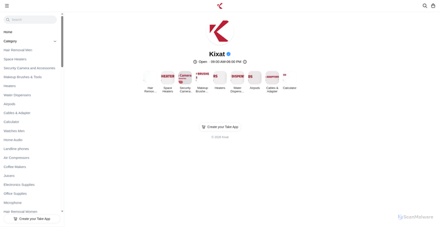 Security scan screenshot of http://whatsapp.kixat.com/