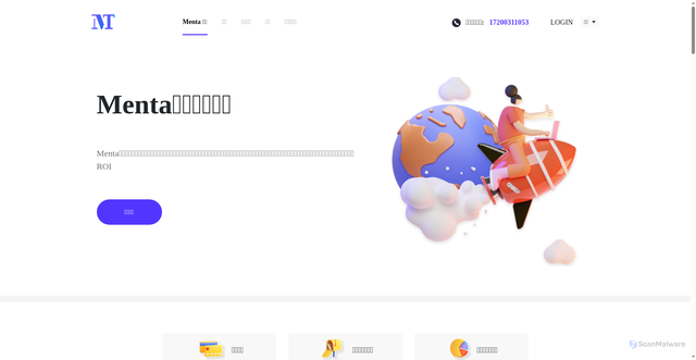 Security scan screenshot of https://mentamob.com