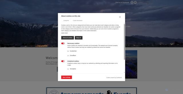 Security scan screenshot of https://www.monautah.gov/