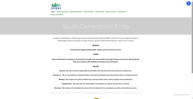Security scan screenshot of https://www.scorejail.org/