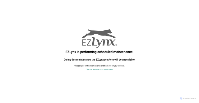 Security scan screenshot of https://policymanagementapi.ezlynx.com