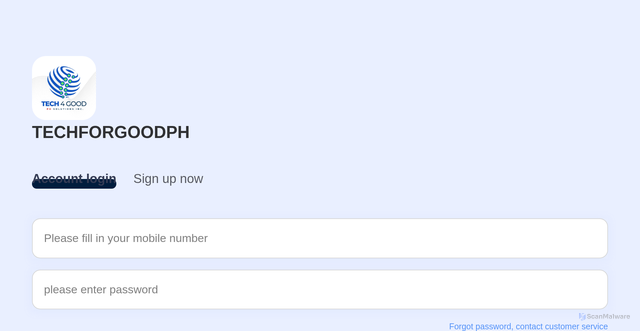 Security scan screenshot of https://techforgoodph.com/