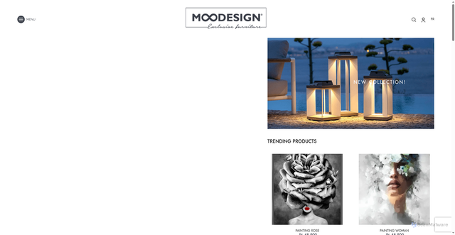 Security scan screenshot of https://moodesign.mu