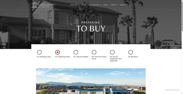 Security scan screenshot of https://onlinelasvegashomes.com/buyers/preparing-to-buy/