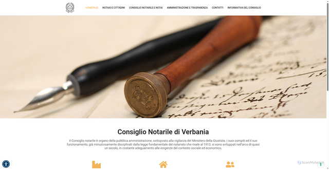 Security scan screenshot of https://consiglioverbania.it/