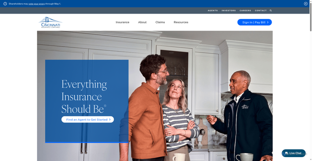 Security scan screenshot of https://www.cinfin.com/