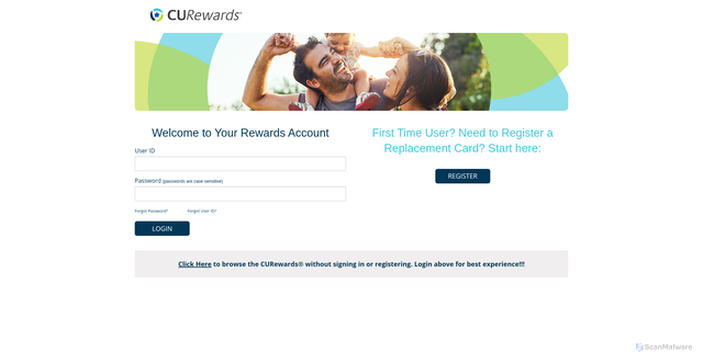 Security scan screenshot of https://www.curewards.com