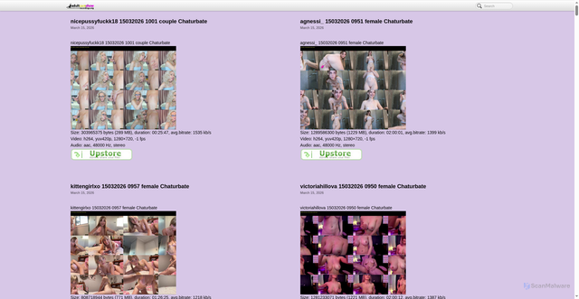 Security scan screenshot of https://adultcamshowrecordings.org