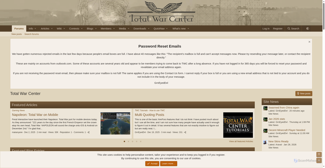 Security scan screenshot of https://twcenter.net