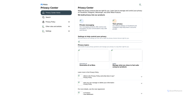 Security scan screenshot of https://www.meta-verified-blueticks-fb15.vercel.app/