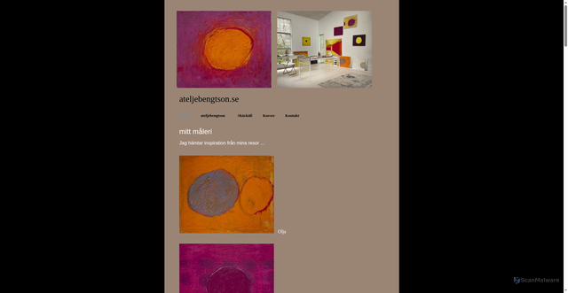Security scan screenshot of https://ateljebengtson.se