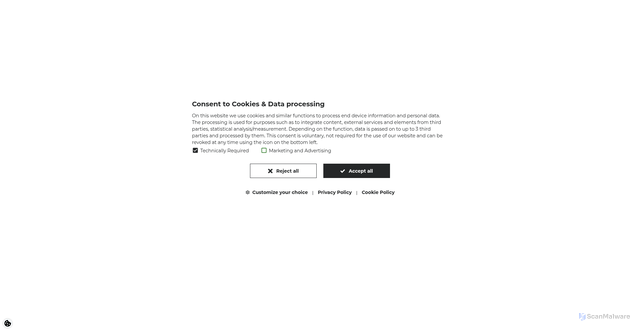Security scan screenshot of https://www.bydenergy.com/