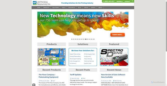 Security scan screenshot of https://teamflexo.com