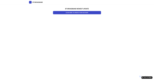 Security scan screenshot of https://btbroadband-wweb.glide.page/dl/ceb459