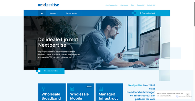Security scan screenshot of https://nextpertise.nl