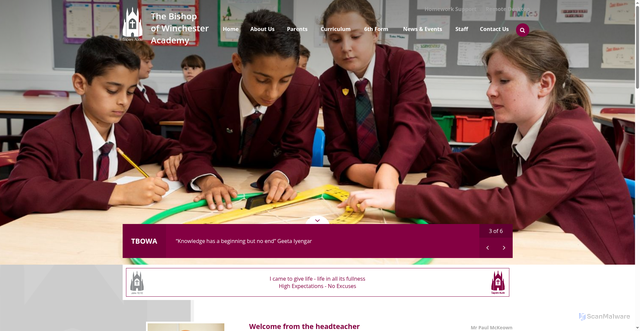 Security scan screenshot of https://www.tbowa.org/