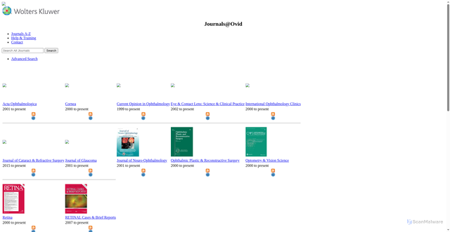 Security scan screenshot of https://demo.ovid.com