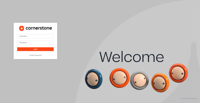 Security scan screenshot of https://lmhteam.csod.com